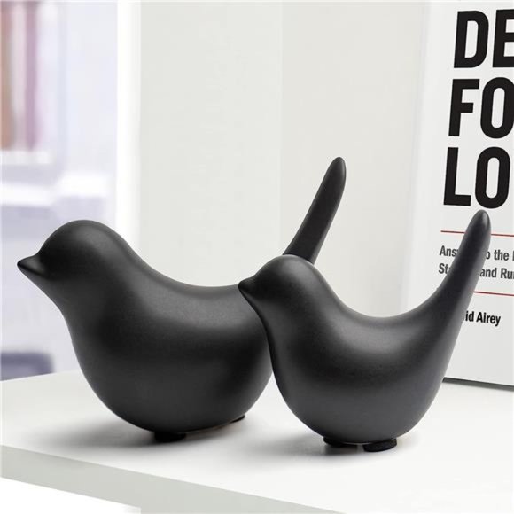 Small Animal Statues Home Decor Modern Style Birds Decorative Ornaments for Room - Picture 2 of 6